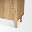 Mercana Heera Diamond Motif w/ Shelf Accent Cabinet