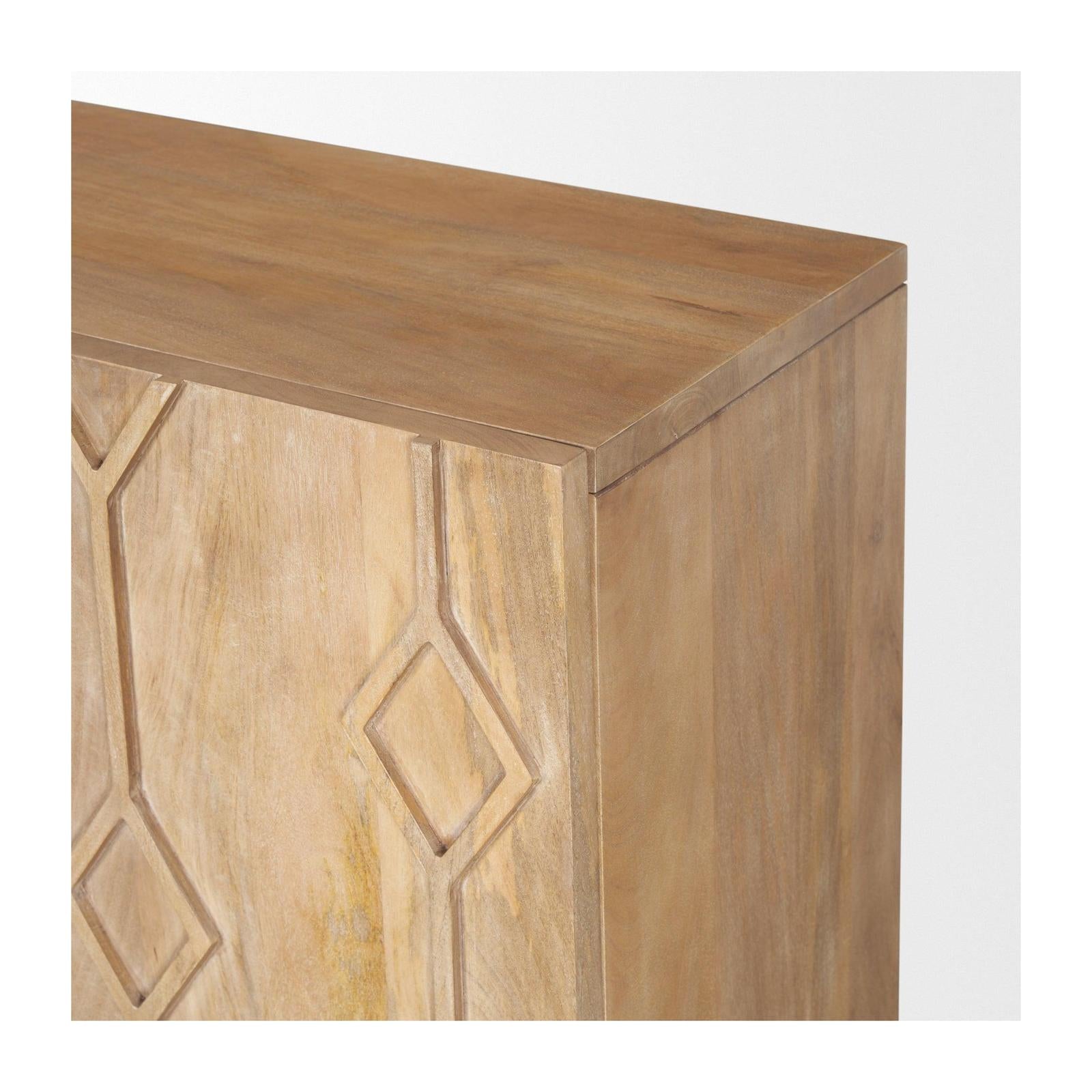 Mercana Heera Diamond w/ Shelf Motif Sideboard
