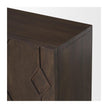 Mercana Heera Diamond Motif w/ Shelf Accent Cabinet