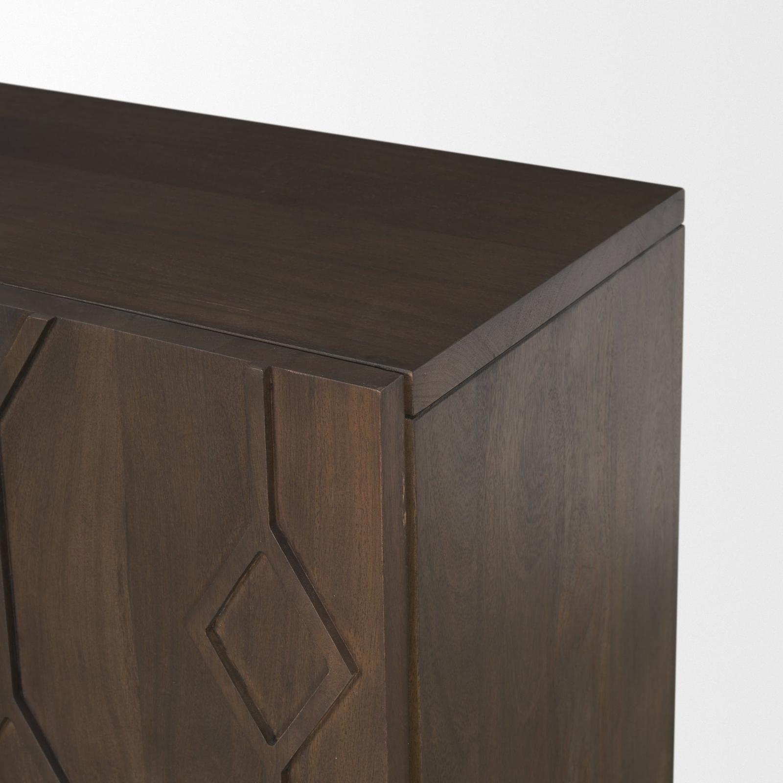Mercana Heera Diamond w/ Shelf Motif Sideboard