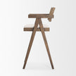 Mercana Indie Medium Brown Wood w/ Cane Bar Stool Clearance