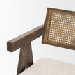 Mercana Indie Medium Brown Wood w/ Cane Bar Stool Clearance
