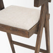 Mercana Indie Medium Brown Wood w/ Cane Bar Stool Clearance