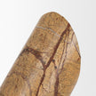 Mercana Rahima Brown Forest Marble Angled Bookends