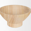 Mercana Ramira Beige Sandstone Decorative Pedestal Bowl