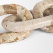 Mercana Reinir Marble Chain Link Decorative Object