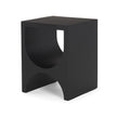 Mercana Sobi Matte Black Metal Side Table
