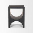 Mercana Sobi Matte Black Metal Side Table