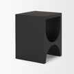Mercana Sobi Matte Black Metal Side Table