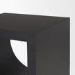Mercana Sobi Matte Black Metal Side Table