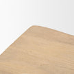 Mercana Sekou Light Brown Short Wooden Craftsman Stool Clearance