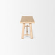 Mercana Sekou Light Brown Wooden Craftsman Bench Clearance