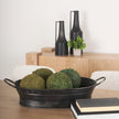 Mercana Reno Black Metal Vintage Inspired Basket
