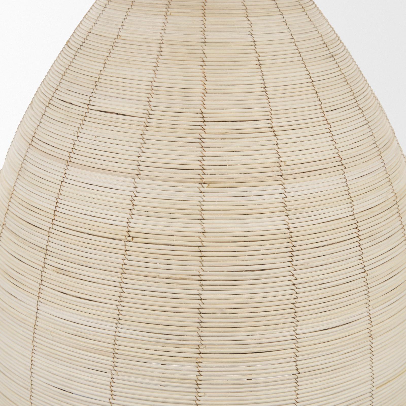 Mercana Saliha Cane w/ Brass Metal Pendant Light