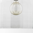 Mercana Sadah Clear Blown Glass w/ Gold Metal Pendant Light