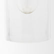 Mercana Sadah Clear Blown Glass w/ Gold Metal Pendant Light