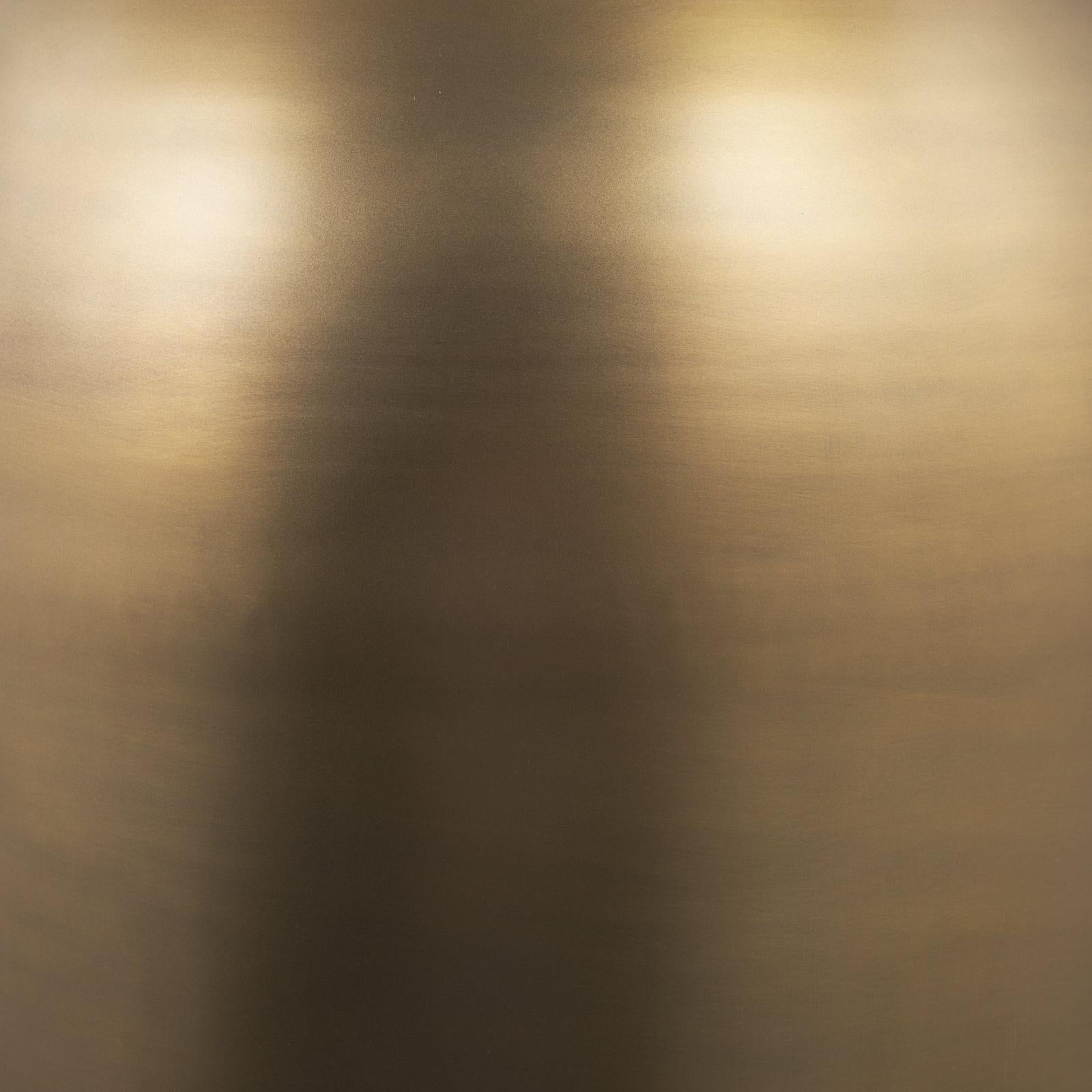 Mercana Sanne Antiqued Gold Metal w/ Silver Foil Pendant Light