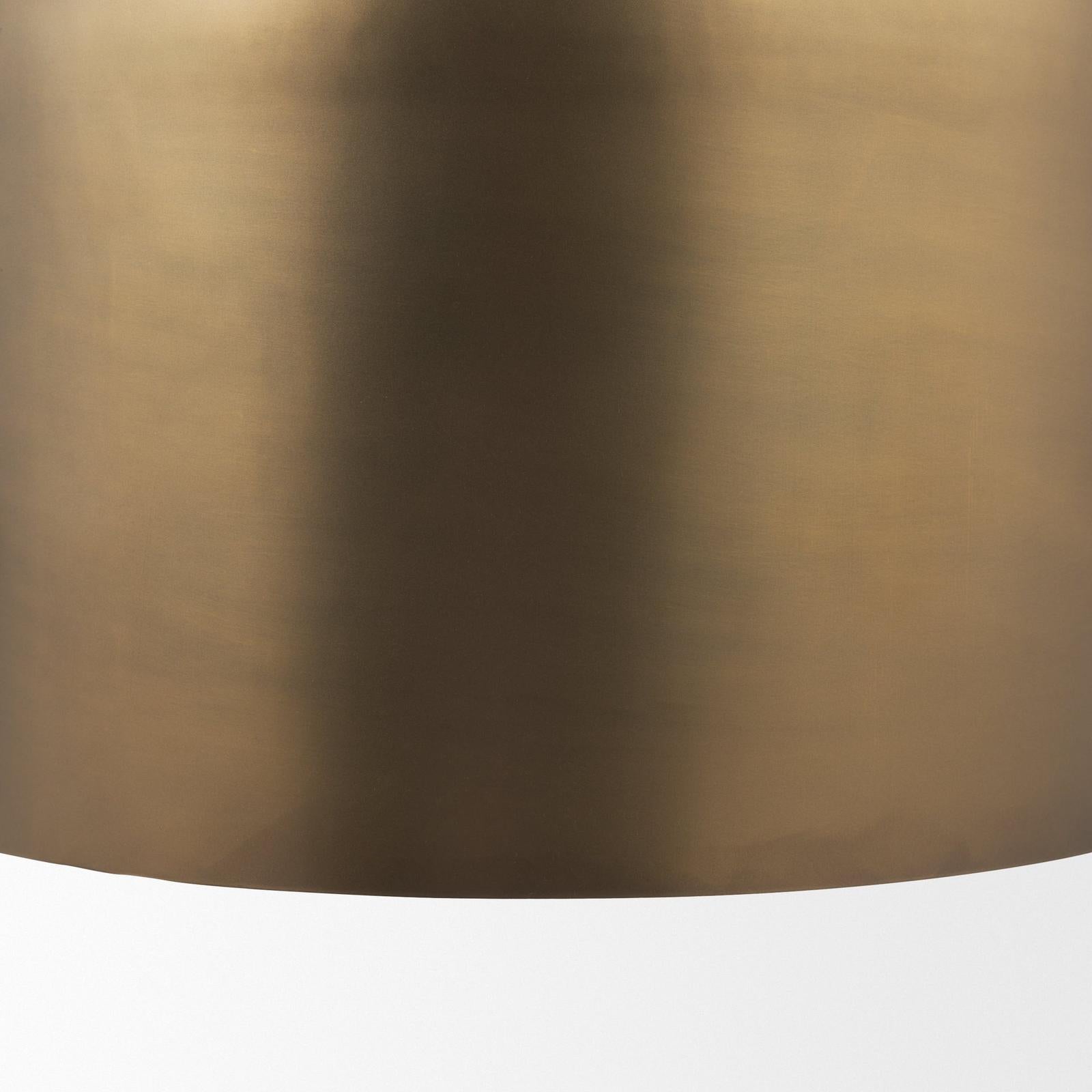 Mercana Sanne Antiqued Gold Metal w/ Silver Foil Pendant Light