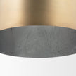 Mercana Sanne Antiqued Gold Metal w/ Silver Foil Pendant Light