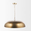 Mercana Sanne Antiqued Gold Metal w/ Silver Foil Pendant Light