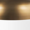Mercana Sanne Antiqued Gold Metal w/ Silver Foil Pendant Light