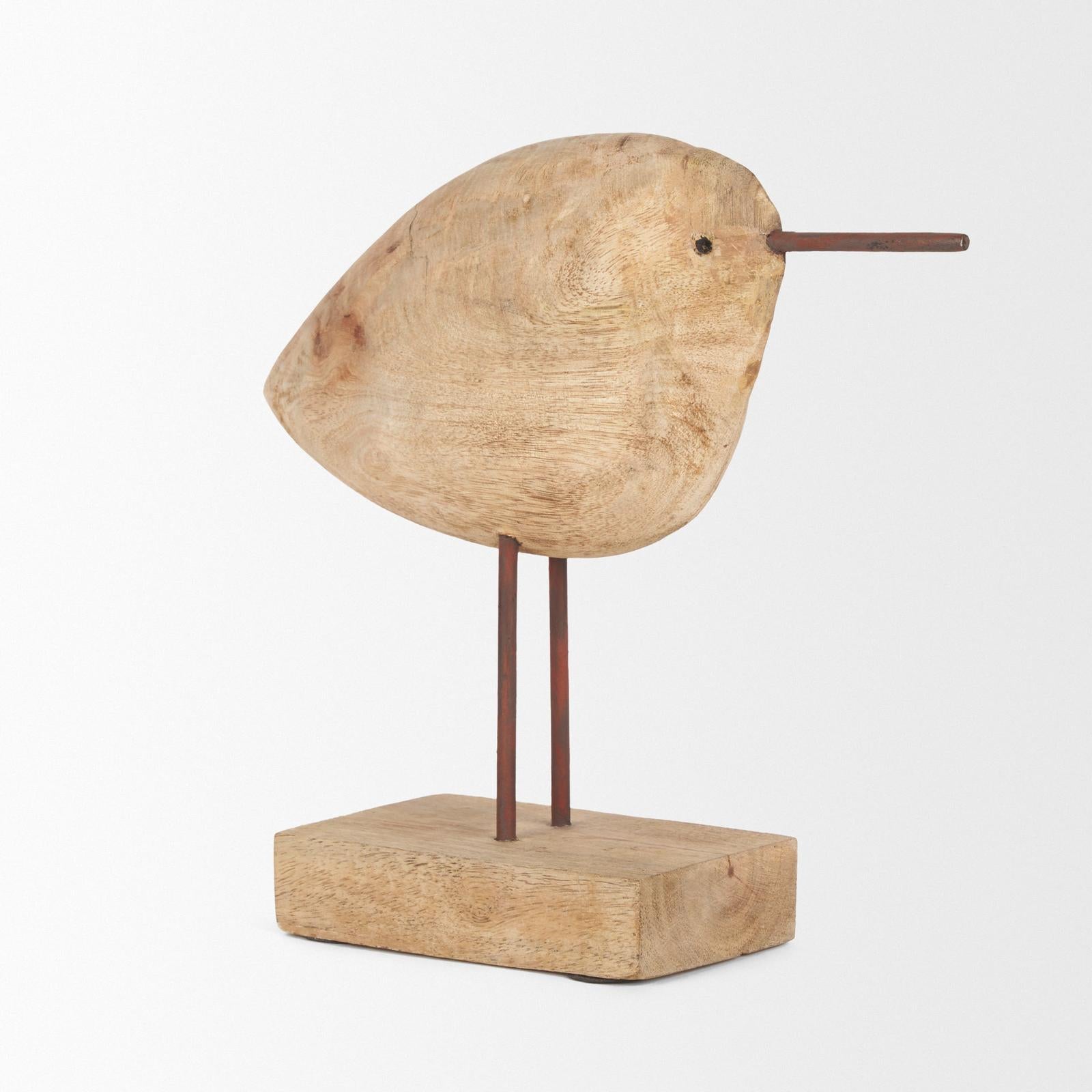Mercana Riri Wooden Bird Decorative Object Clearance