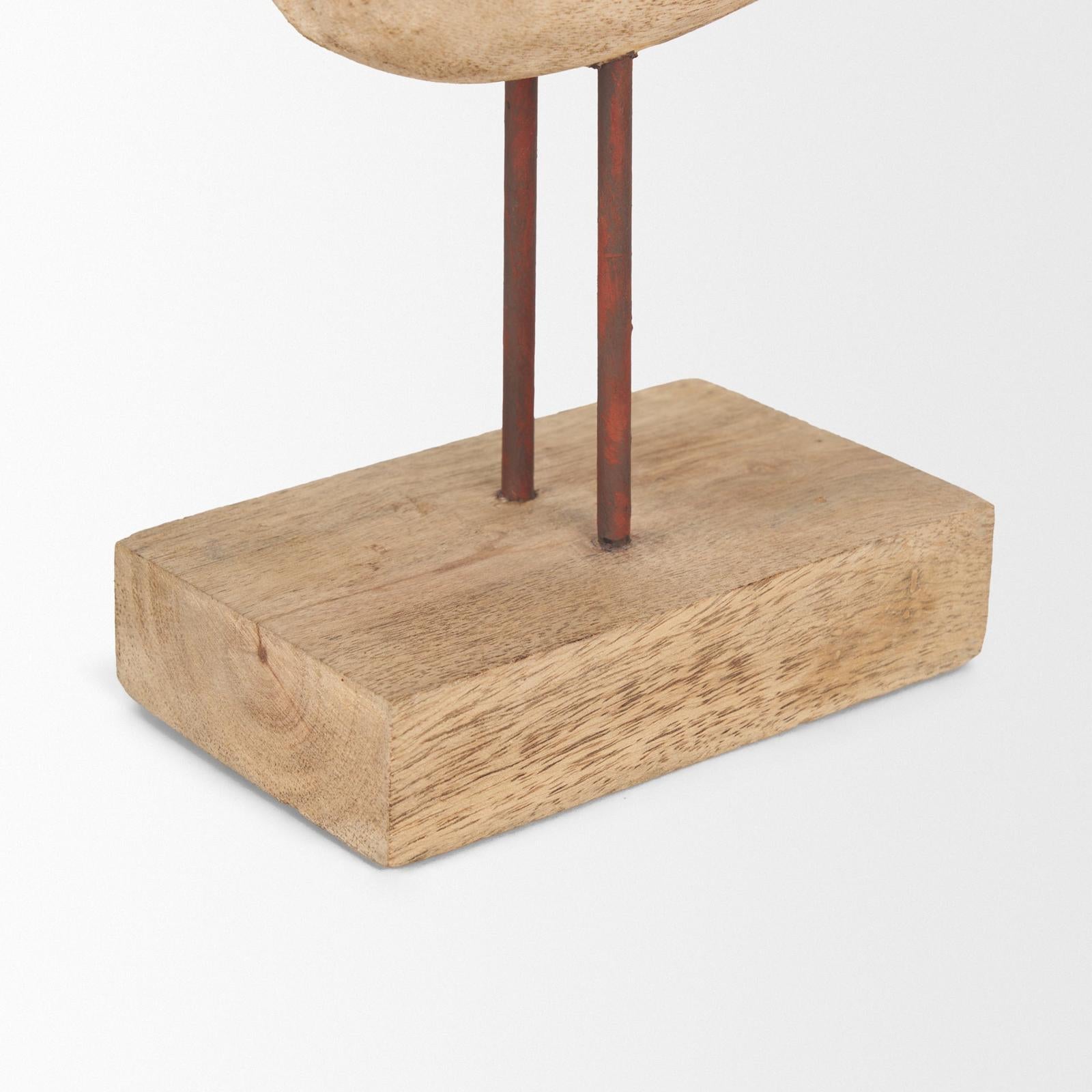 Mercana Riri Wooden Bird Decorative Object Clearance
