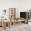 Mercana Beth Light Brown Wood Media Console
