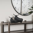 Mercana Radu Matte Black Metal Bull Decorative Object