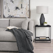 Mercana Trey Metal W/Glass Accent Table