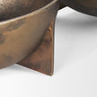 Mercana Quita Large Gold Metal Decorative Bowls - Set of 2