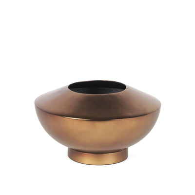Mercana Quiana Gold Metal Vase