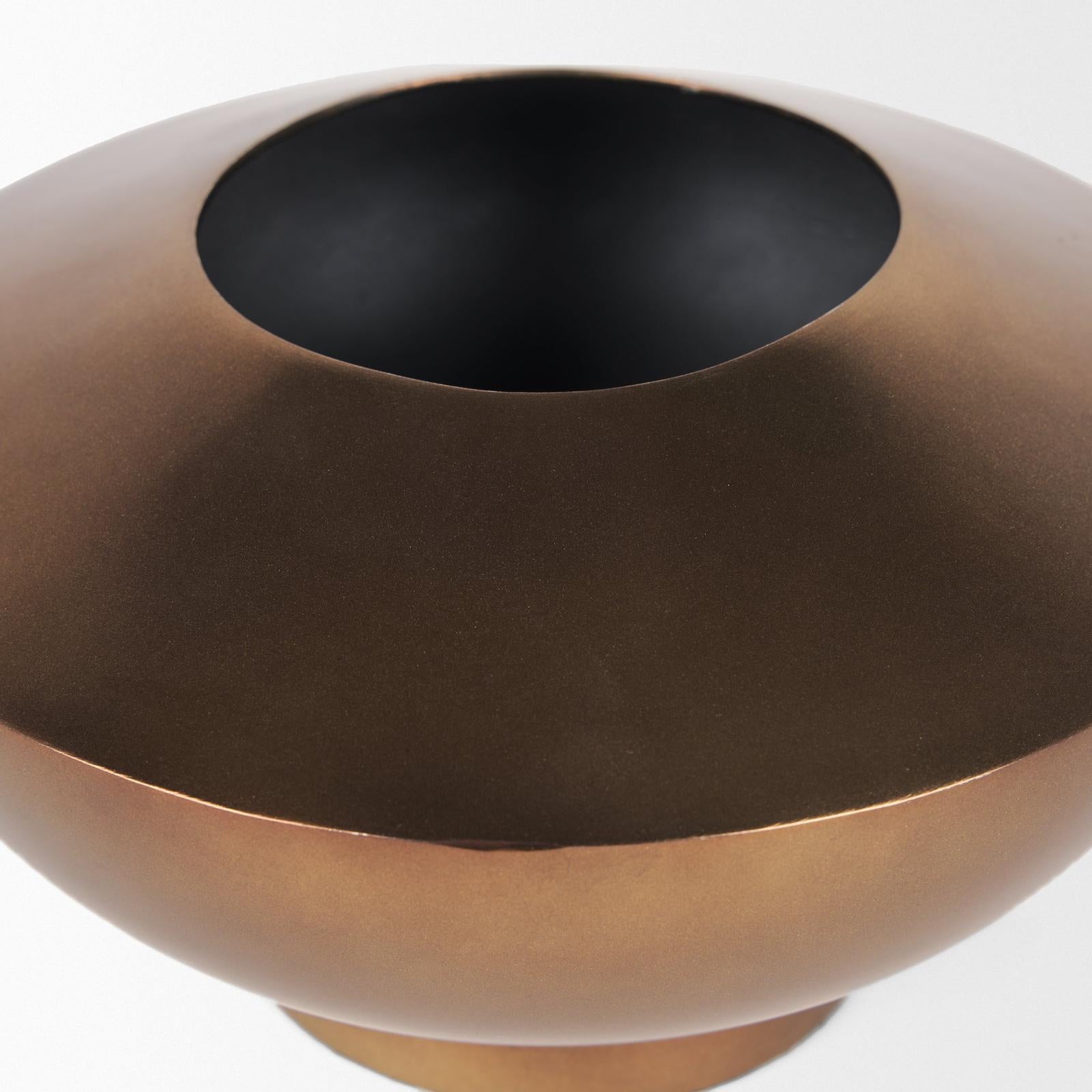 Mercana Quiana Gold Metal Vase