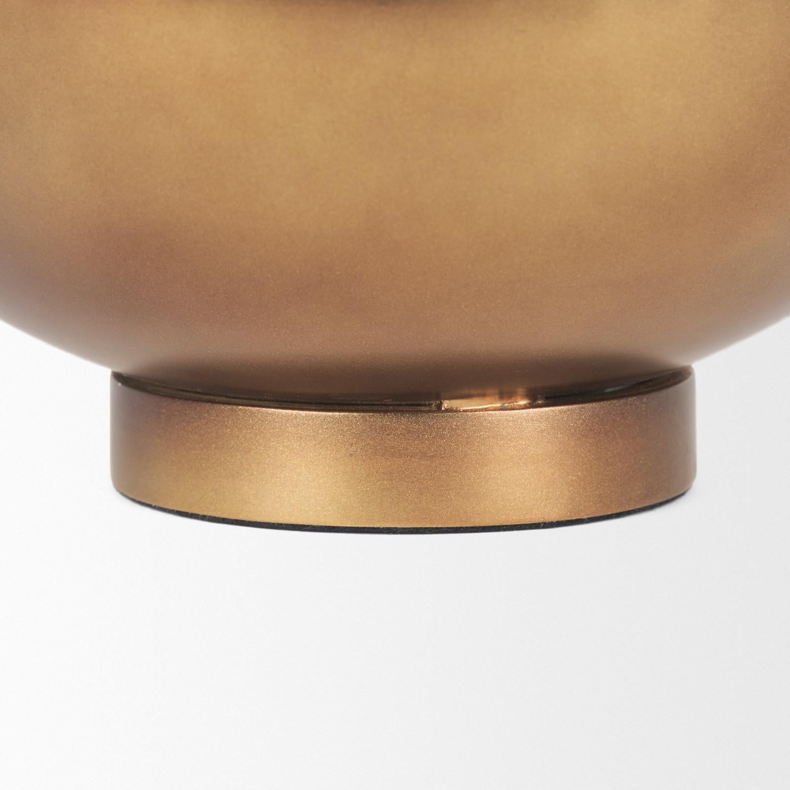 Mercana Quiana Gold Metal Vase