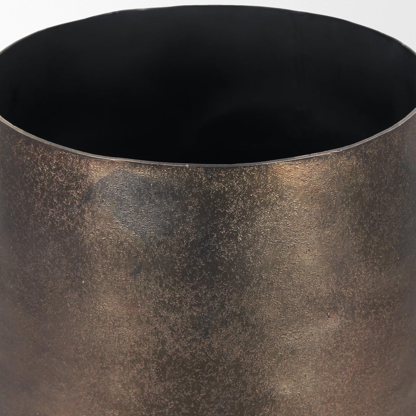 Mercana Quade Gold Metal Planter