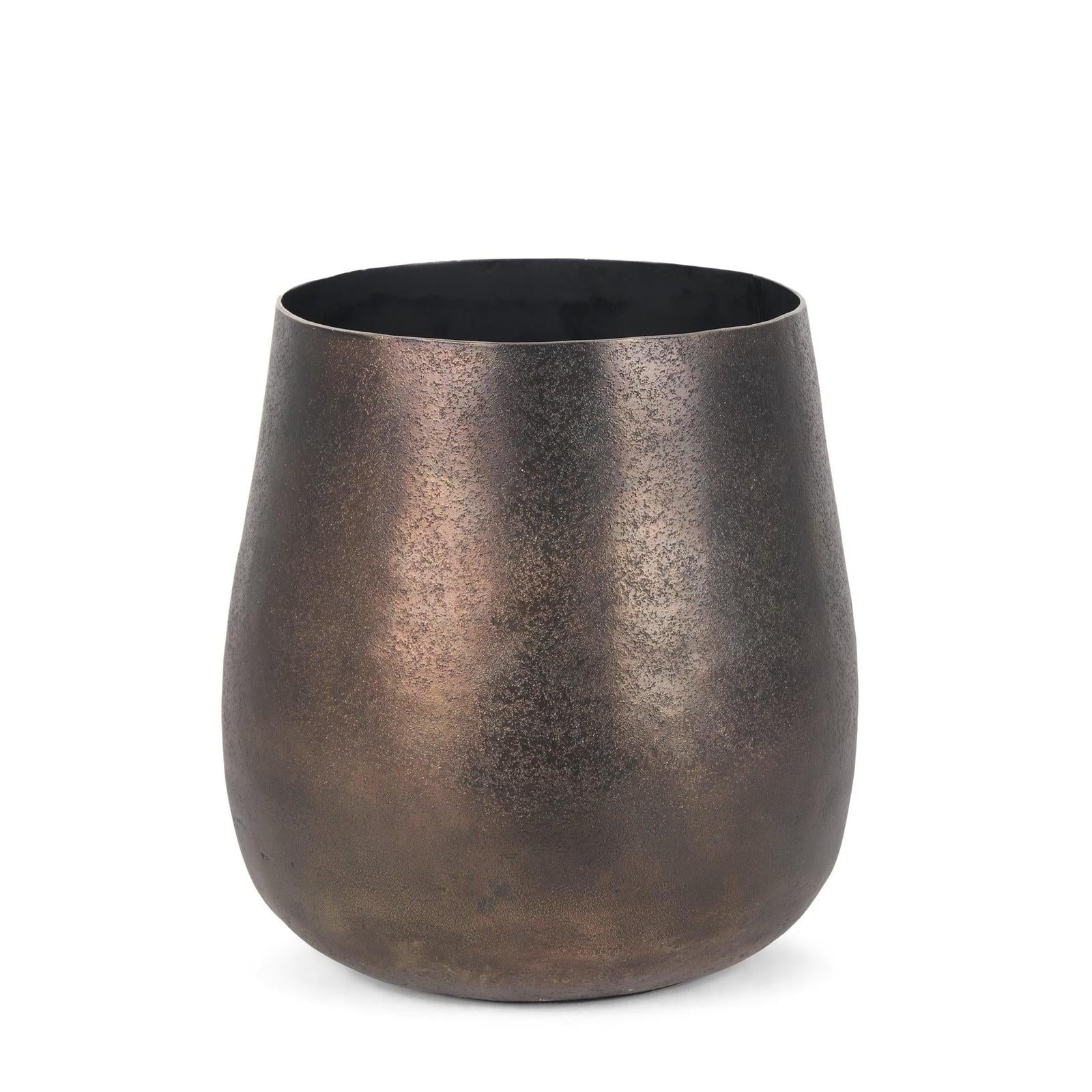 Mercana Quade Gold Metal Planter