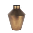 Mercana Perrin Brushed Gold Metal Decorative Vase