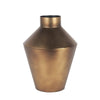 Mercana Perrin Brushed Gold Metal Decorative Vase