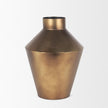 Mercana Perrin Brushed Gold Metal Decorative Vase