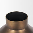 Mercana Perrin Brushed Gold Metal Decorative Vase
