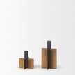 Mercana Pia Metal Taper Candleholder - Set of 2