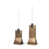 Mercana Polli Metal Taper Candleholders - Set of 2