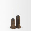 Mercana Polli Metal Taper Candleholders - Set of 2