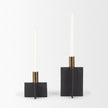 Mercana Pia Metal Taper Candleholder - Set of 2