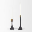 Mercana Polli Metal Taper Candleholders - Set of 2