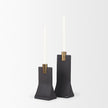Mercana Polli Metal Taper Candleholders - Set of 2