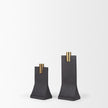 Mercana Polli Metal Taper Candleholders - Set of 2