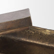Mercana Porschia Antiqued Gold Metal Decorative Box