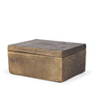 Mercana Porschia Antiqued Gold Metal Decorative Box