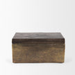 Mercana Porschia Antiqued Gold Metal Decorative Box